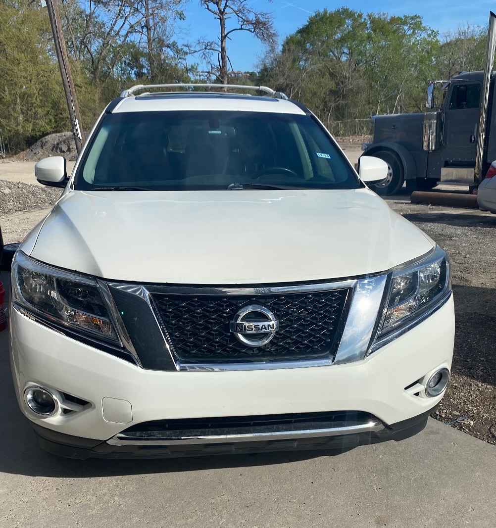 Nissan Pathfinder after repair — fully restored front end